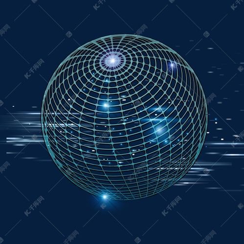 科学信息技术立体球形装饰素材图片免费下载-千库网